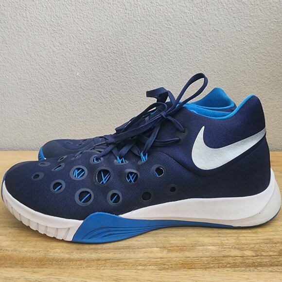 Nike Mens Zoom Hyperquickness TB Basketball Shoes 749883-404 Royal Blue Size 15 - Picture 5 of 13